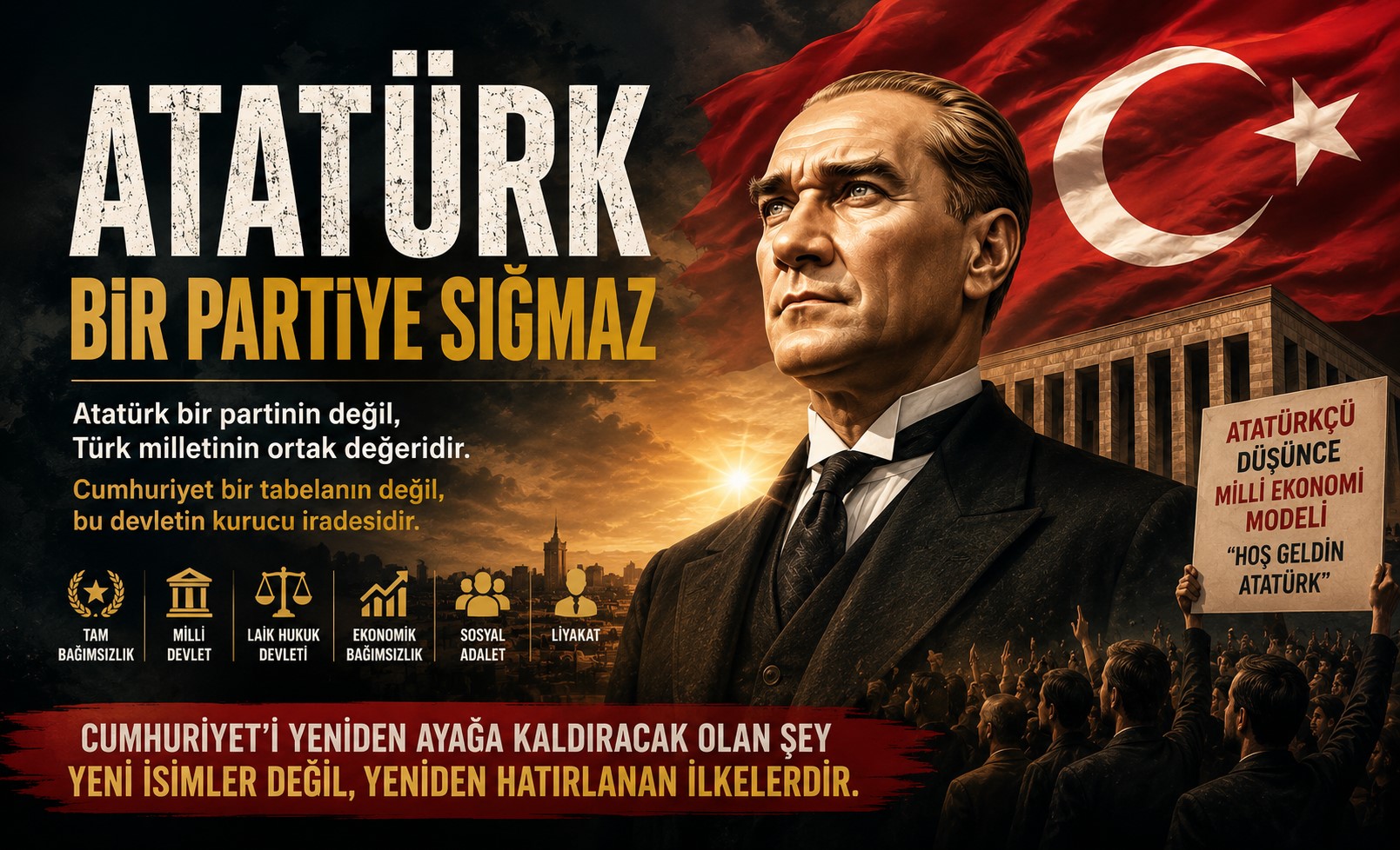 Atatürk Bir Partiye Sığmaz
